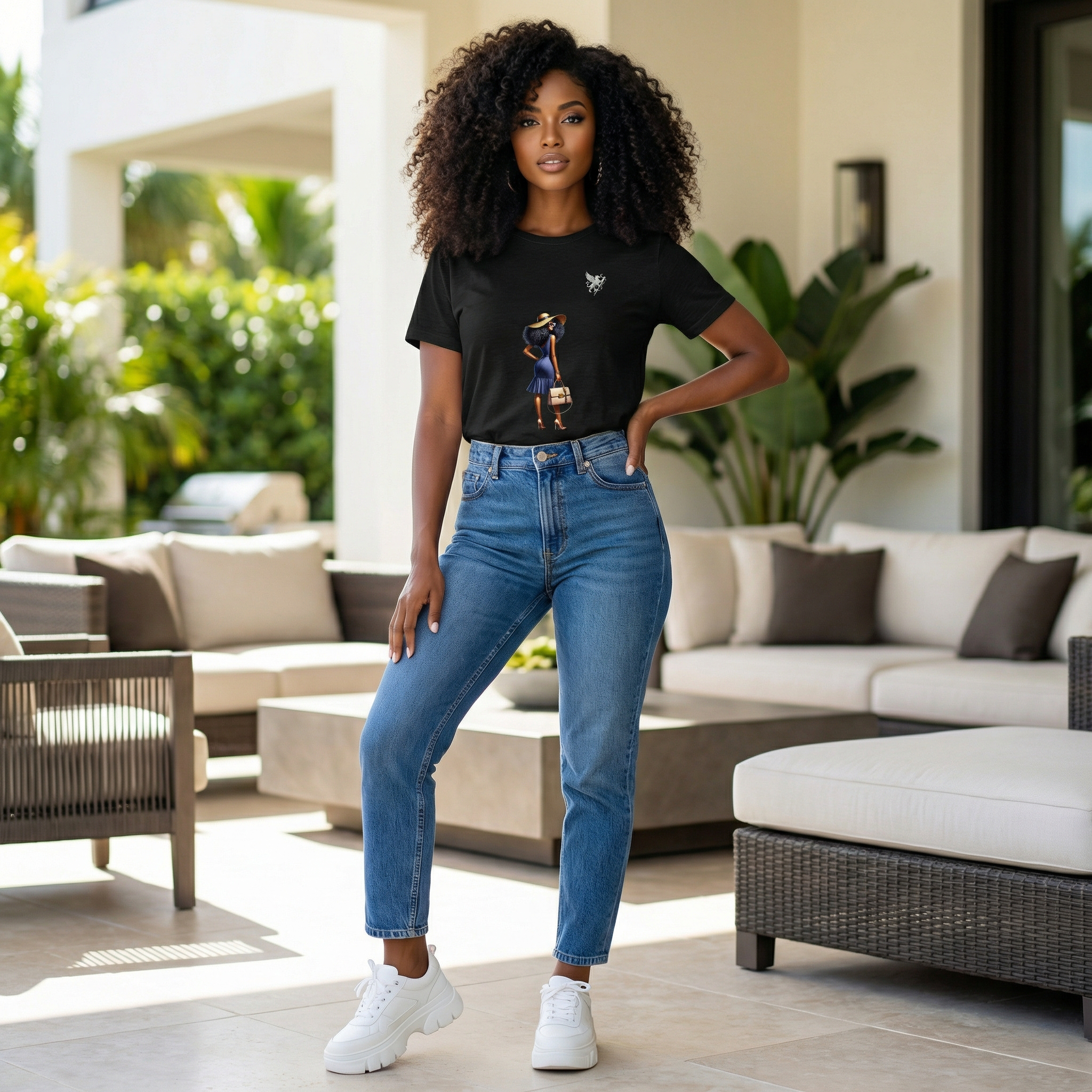 تي شيرت بأكمام قصيرة