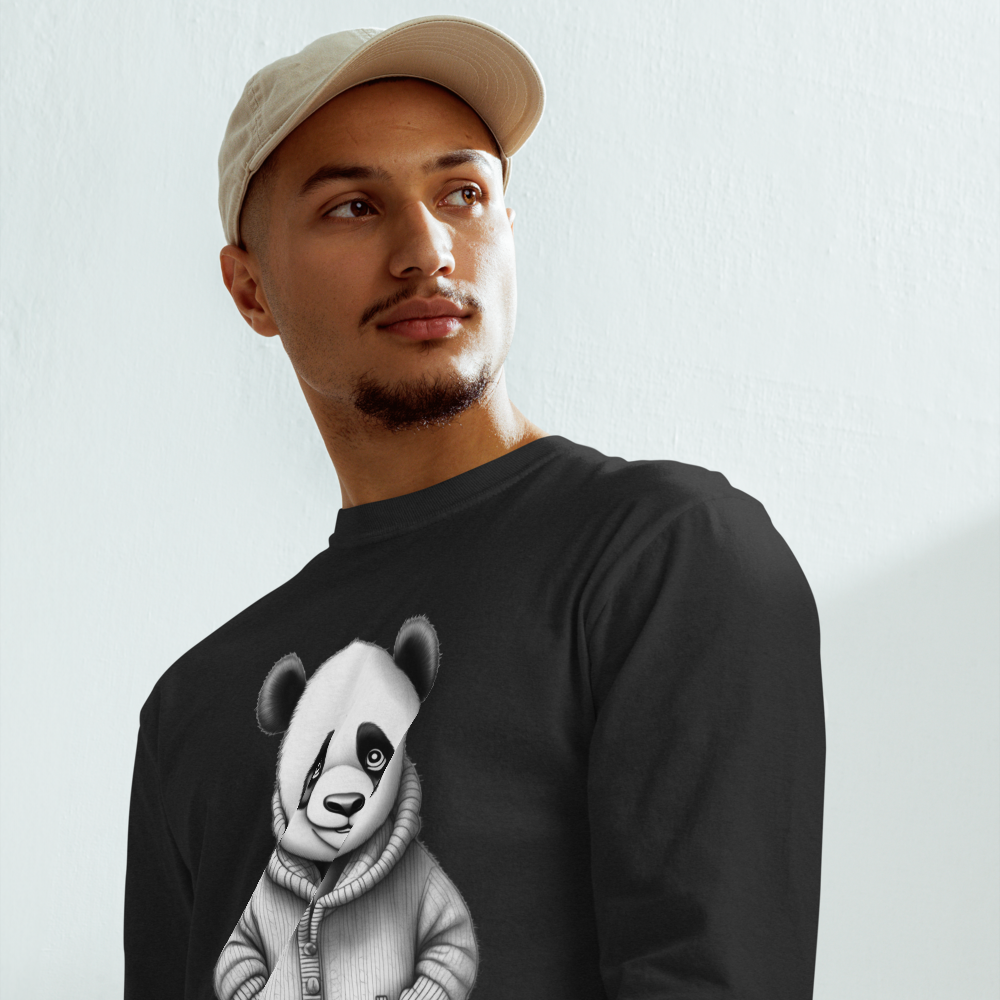urban panda Heavyweight tee